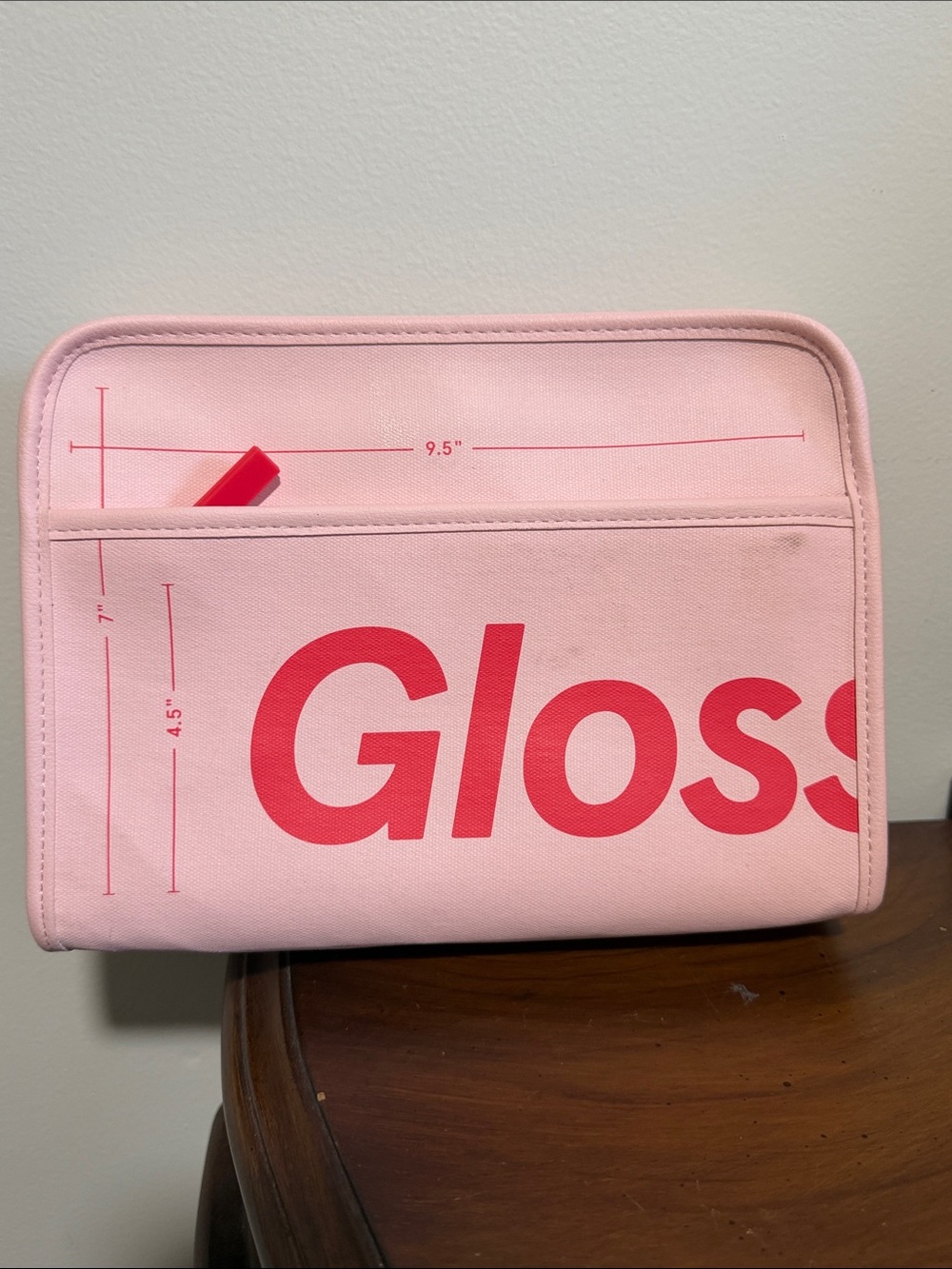 Glossier Beauty Bag In Pink